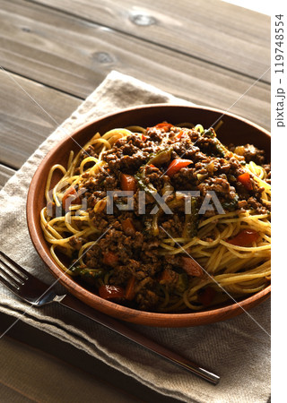 ドライカレーパスタ 119748554