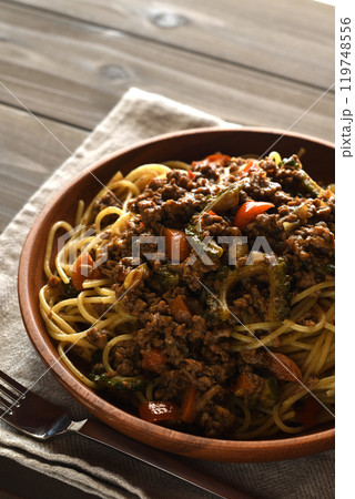 ドライカレーパスタ 119748556