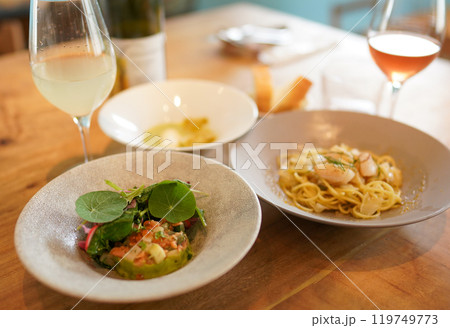 イタリアンのランチセット 119749773