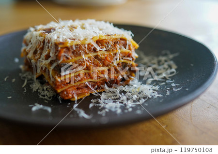 ミートソースのラザニア 119750108