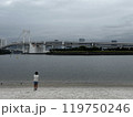 お台場の海と少女 119750246