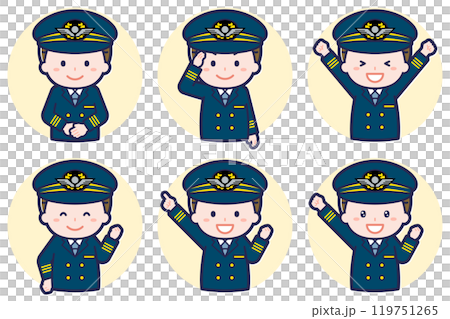 Pilot male pose set_01 Pilot male pose set_01 119751265