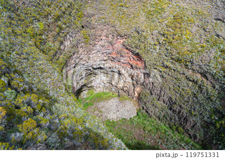 Volcanic Crater, Piton de la Fournaise, Reunion Island. Volcanic Crater, Piton de la Fournaise, Reunion Island. 119751331