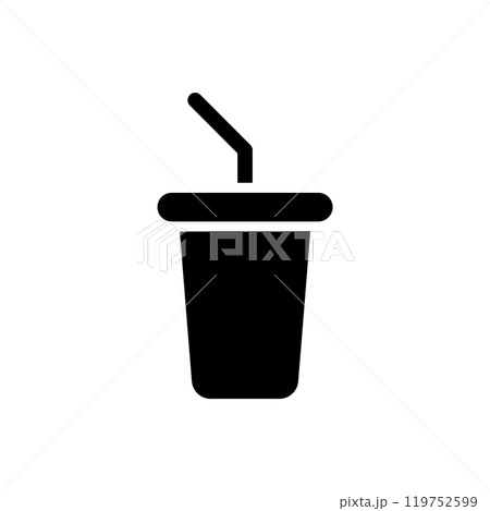 Drink icon logo design template isolated illustration Drink icon logo design template isolated illustration 119752599