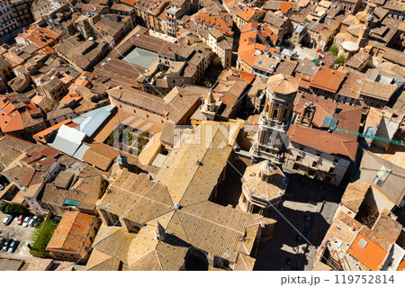 Cathedral of Saint Mary of Tudela from above 119752814