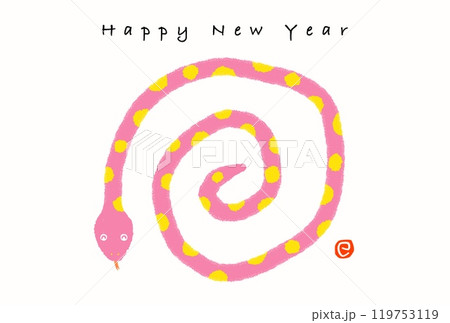 巳年年賀状 119753119