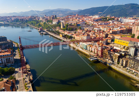 Vizcaya Bridge crossing Nervion River 119753305