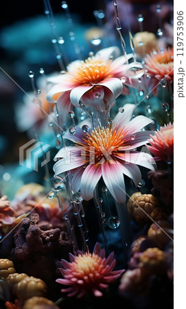 Coral reef marine life ecology 119753906