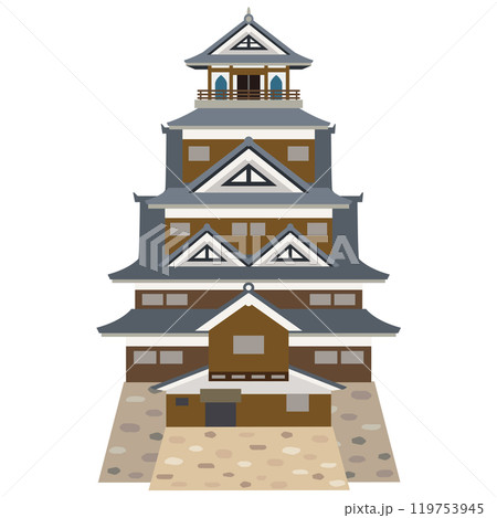広島城　広島県　観光 119753945