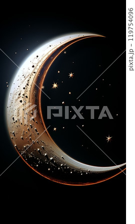 Moon planet on space astronomy sky science 119754096