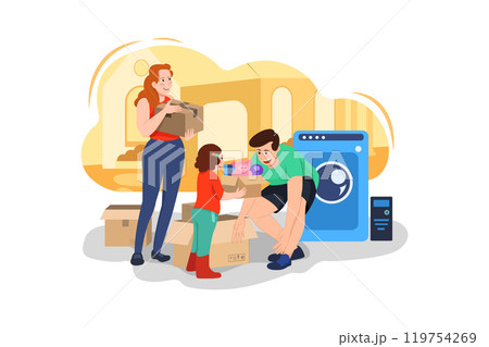 Preparing to move house 119754269