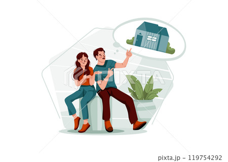 Couple Thinking About Purchasing a House 119754292