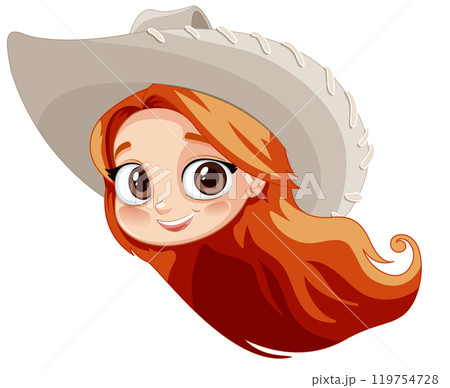 Cowgirl with Red Hair Cowgirl with Red Hair 119754728