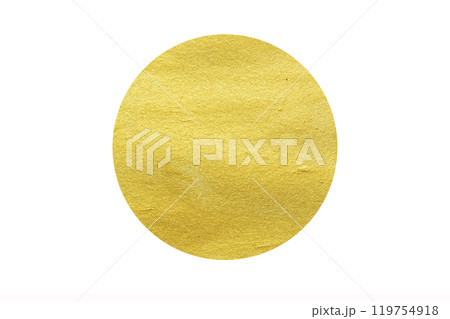 Watercolor gold circle hand paint background Watercolor gold circle hand paint background 119754918