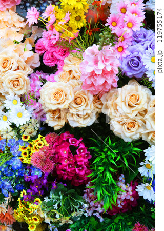 香港で撮影した造花・ホンコンフラワー 香港で撮影した造花・ホンコンフラワー 119755174