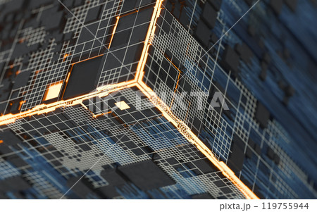 立体 3次元 3D 119755944