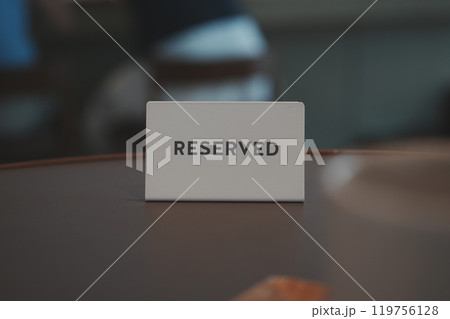 RESEEVEDの文字 119756128