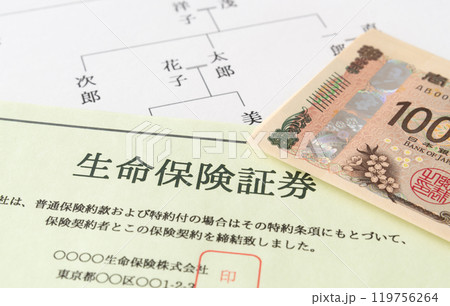 生命保険証券　保険　保険証券　保険証書　相続対策　指定代理請求制度 119756264
