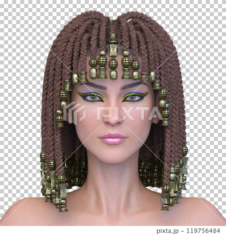 克莉奧佩特拉化妝的女人 克莉奧佩特拉化妝的女人 119756484