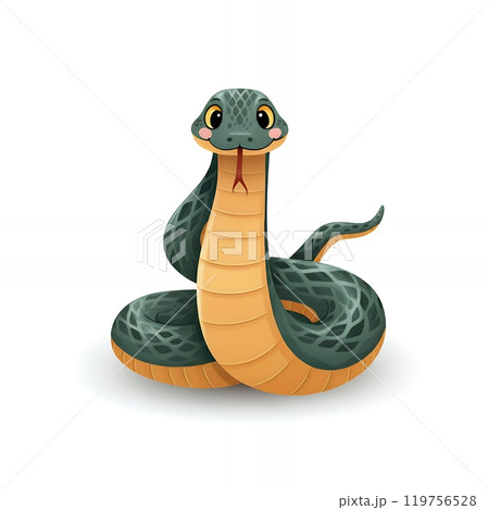 可愛い蛇のイラスト 可愛い蛇のイラスト 119756528