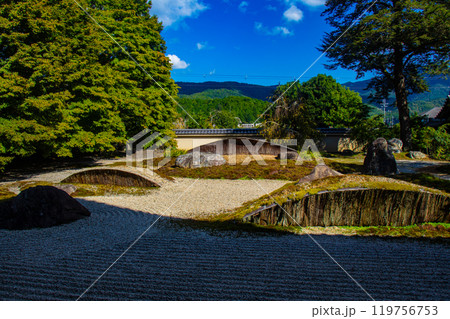 【京都風景】実相院　枯山水のこころのお庭 119756753