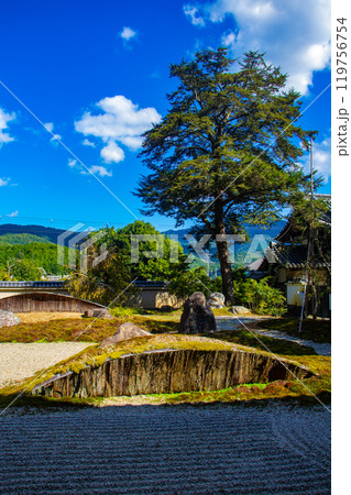 【京都風景】実相院　枯山水のこころのお庭 119756754