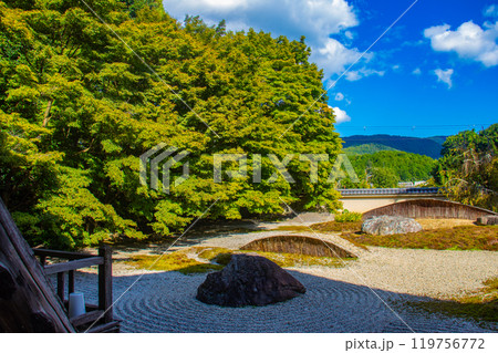 【京都風景】実相院　枯山水のこころのお庭 119756772