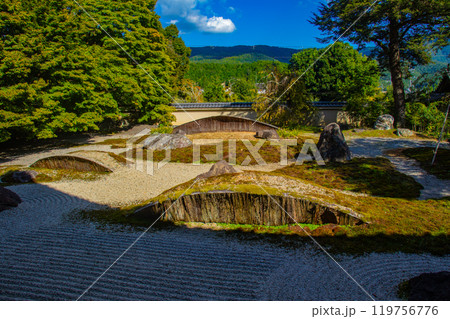 【京都風景】実相院 枯山水のこころのお庭 【京都風景】実相院 枯山水のこころのお庭 119756776