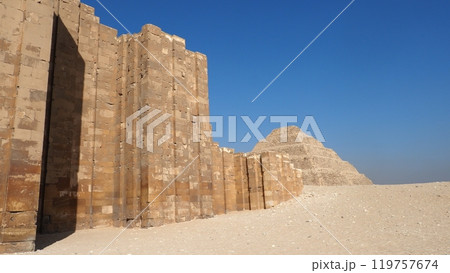 エジプト 階段ピラミッド エジプト 階段ピラミッド 119757674