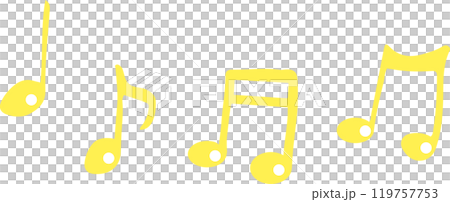 音符 メロディライン 音符 メロディライン 119757753