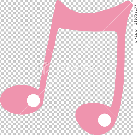 八分音符旋律圖標 八分音符旋律圖標 119758177
