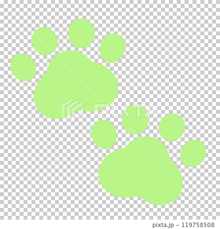 2 simple animal footprints 119758508