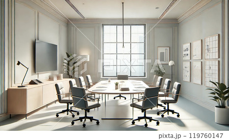 洗練された会議空間のモダンデザイン 119760147