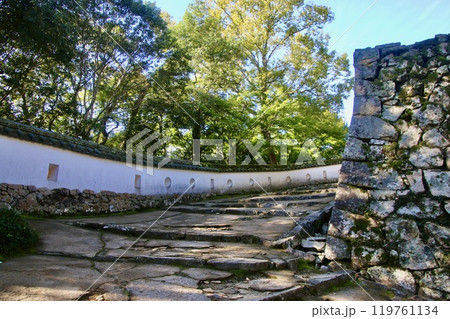 石垣・城壁・備中松山城（岡山県・高梁市） 119761134