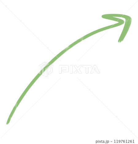 Green Curved Arrow Hand Drawn Arrow Transparent Background Green Curved Arrow Hand Drawn Arrow Transparent Background 119761261