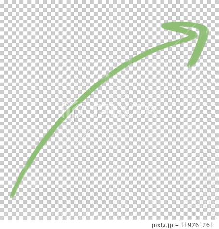 Green Curved Arrow Hand Drawn Arrow Transparent Background Green Curved Arrow Hand Drawn Arrow Transparent Background 119761261