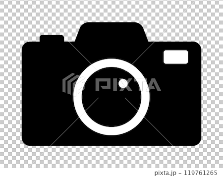 カメラのアイコン(シルエット) カメラのアイコン(シルエット) 119761265
