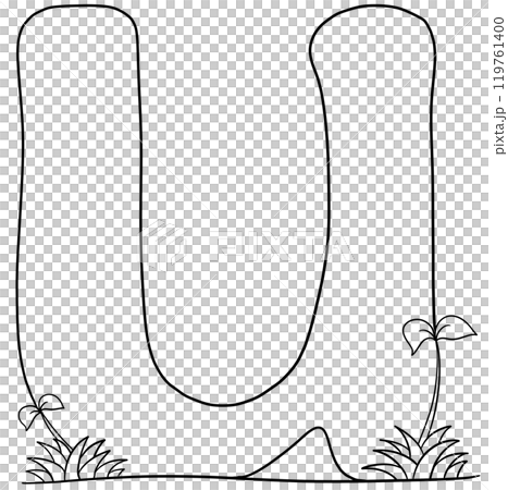 Coloring alphabet small tree theme u 119761400