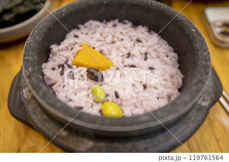 This is yakbap, a delicious Korean dish. This is yakbap, a delicious Korean dish. 119761564