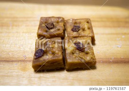 This is yakgwa, a delicious Korean food. This is yakgwa, a delicious Korean food. 119761587