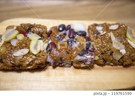 This is Yaktteok, a delicious Korean food. This is Yaktteok, a delicious Korean food. 119761590