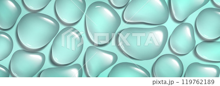 Transparent water or gel droplets pattern Transparent water or gel droplets pattern 119762189