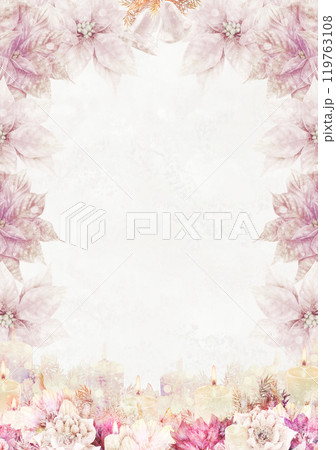 クリスマスのフレーム 119763108