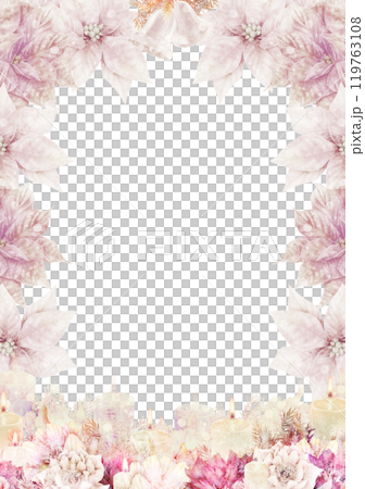 クリスマスのフレーム 119763108