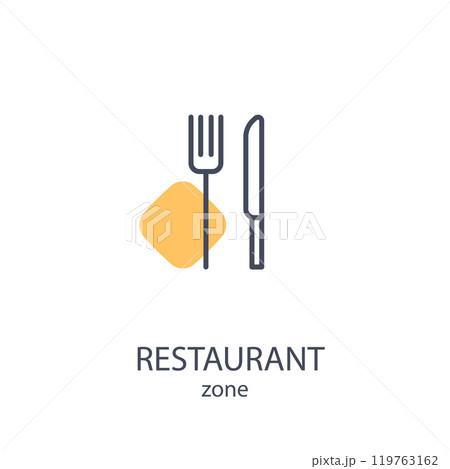 Symbol for Restaurant 119763162