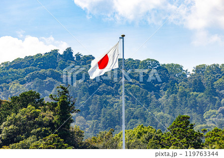 日本国旗 日本国旗 119763344