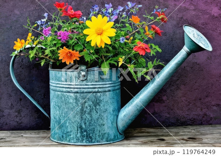 can as a useful gardening tool they nurture the plants in pots 119764249