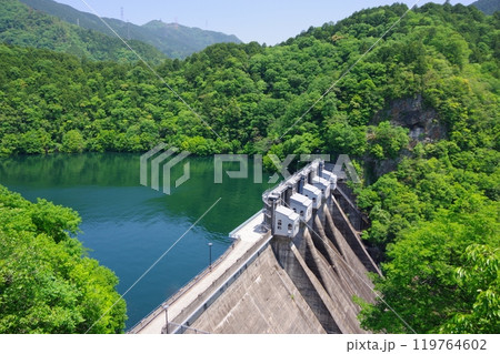 愛媛県四国中央市 柳瀬ダム 愛媛県四国中央市 柳瀬ダム 119764602