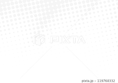 Grunge halftone gradient background. Faded grit noise texture. White and black sand wallpaper. Retro pixelated backdrop. Anime or manga style comic overlay 119768332