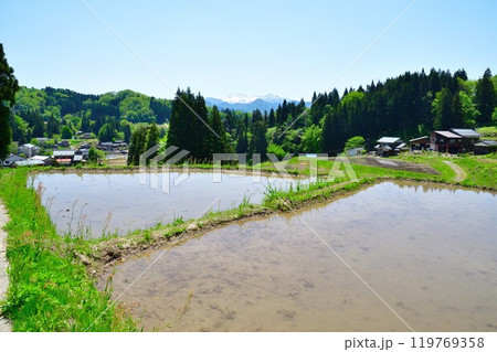 北五百川の棚田(新潟県) 北五百川の棚田(新潟県) 119769358